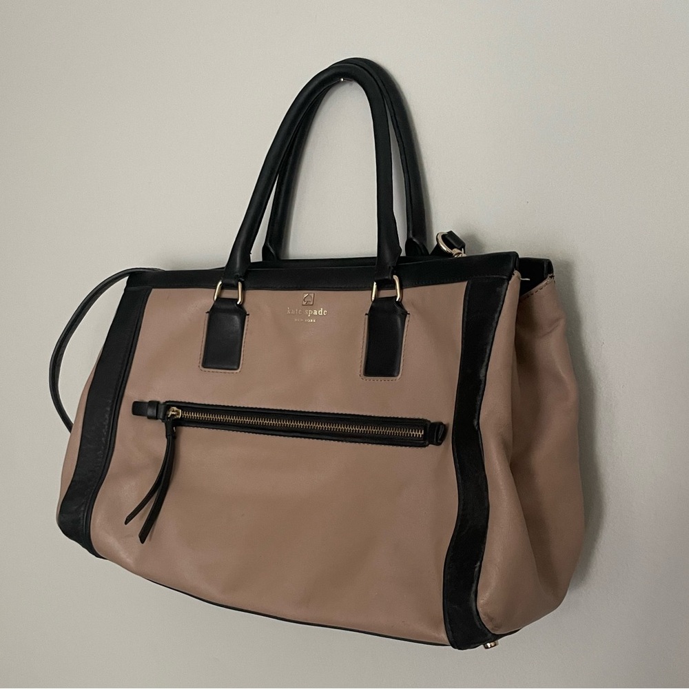 Kate Spade Black and Brown Satchel